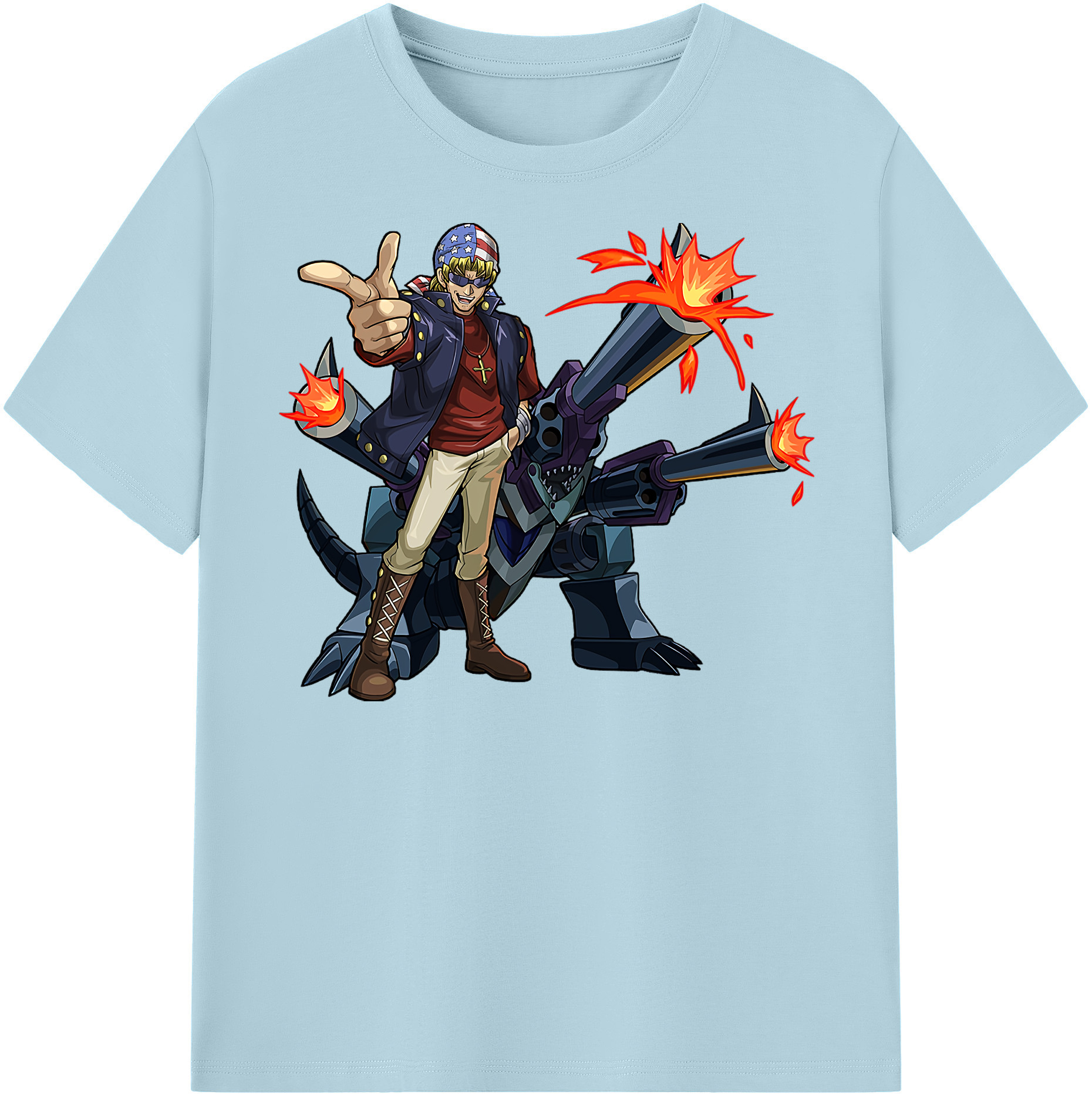 （画像用） 遊☆戯☆王 Yu-Gi-Oh! 綿100％半袖Tシャツ（フロントプリント）